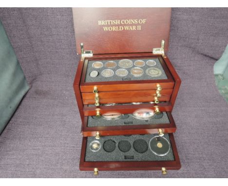 A collection of GB Coins &amp; Medallions including Silver Coins and two small Gold Coins, two large Gold plated 100th Annive