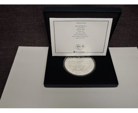 A Westminster 65th Anniversary of the D-Day Landings Five Ounce Silver Coin, Britannia, 2009, proof, L/E 995, in case