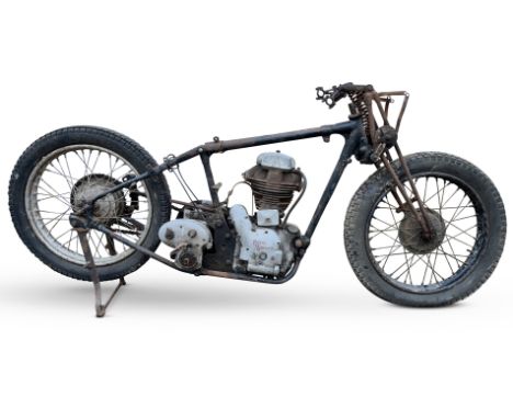A Royal Enfield Projectframe numbered 15239 (overstamped) and engine, numbered 15239 (overstamped); with gearbox, forks and w