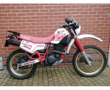 1984 Yamaha XT600Registration no. A553 GALFrame no. *43F-002252*Engine no. *43F-002252*First launched in June 1983, the XT600
