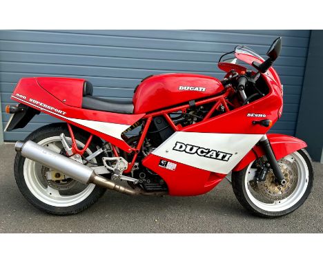 1989 Ducati 900SSRegistration no. G709 ESCFrame no. DM906SC *000217*Engine no. 000611In Cagiva ownership from 1985, Ducati co