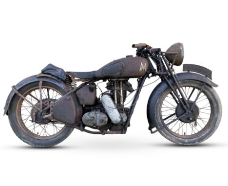 The Clive Wood MBE Collection1936 Matchless 497cc G80 ProjectRegistration no. unregisteredFrame no. 1121Engine no. 36/G8 1784