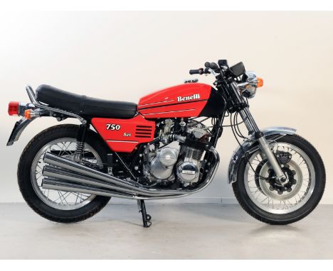 1978 Benelli 750cc SeiRegistration no. EMV 83TFrame no. BC*8046*Engine no. BC*008489*•The world's first production six-cylind