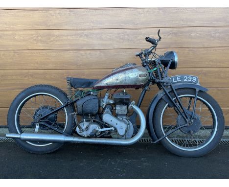 Property of a deceased's estatec.1950 Ariel 598cc VB ProjectRegistration no. unregisteredFrame no. AB3828Engine no. 2531By 19