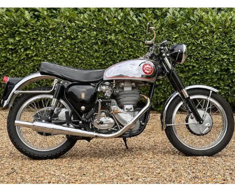 1955 BSA 500cc Goldstar DB34Registration no. 862 YUEFrame no. CB32 2529Engine no. DB34 GS 204 (see text)The Gold Star did not