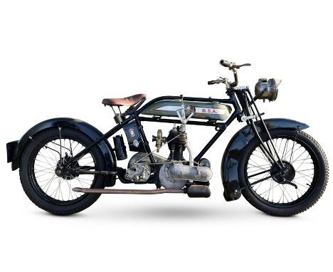The Clive Wood MBE Collectionc.1922 BSA 4.25hpRegistration no. unregisteredFrame no. T1826Engine no. R2591The first model to 