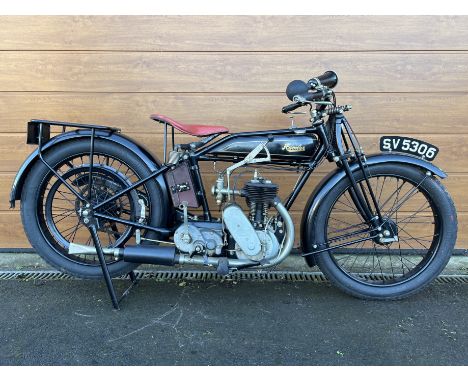 Property of a deceased's estate1925 Humber 348cc De LuxeRegistration no. SV 5306Frame no. 7353 (see text)Engine no. 8986A fir