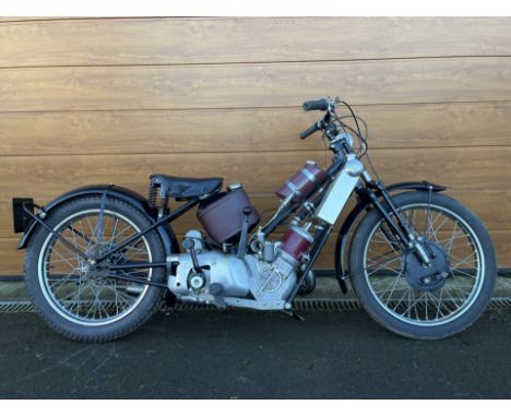 Property of a deceased's estatec.1924 Scott 596cc Super SquirrelRegistration no. SV 6797Frame no. 100 and 2808 (see text)Engi