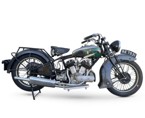 The Clive Wood MBE Collection1932 BSA 986cc Model G32-10Registration no. RE 7531Frame no. Z.10.416Engine no. Z.10.401 and  8/