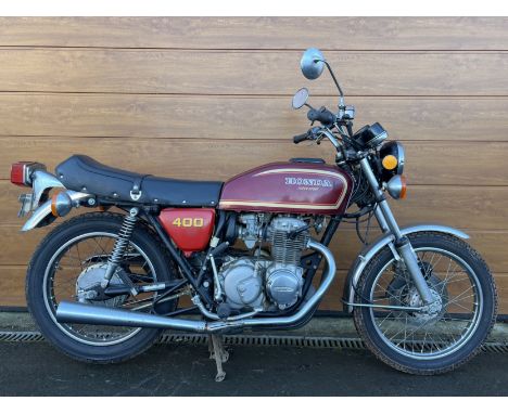 Property of a deceased's estate1977 Honda CB400FRegistration no. UnregisteredFrame no. CB400F-2100996Engine no. CB400FE-21010