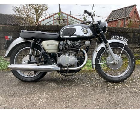 1966 Honda CB450 Registration no. HTO 152DFrame no. CB450 1009287Engine no. CB450E-1008609The Japanese motorcycle industry fi