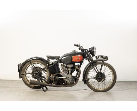 Property of a deceased's estate1937 Excelsior 350cc ManxmanRegistration no. not registered (see text)Frame no. MG643Engine no