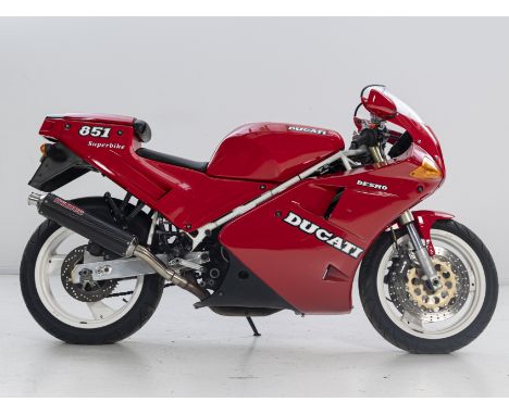 1991 Ducati 851Registration no. D2 SMOFrame no. ZDM851S3*003105*Engine no. obscured (003362 to V5C)•Present ownership since A