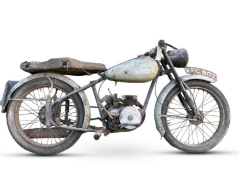 The Clive Wood MBE Collectionc.1953 James 125cc CadetRegistration no. VFC 907Frame no. J5/008489Engine no. 618A 6512James's f