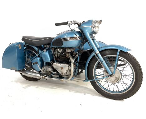 1950 Triumph 650cc Thunderbird and Swallow Jet 80 SidecarRegistration no. LND 460Frame no. 13847NEngine no. 6T 13847N•Used ex
