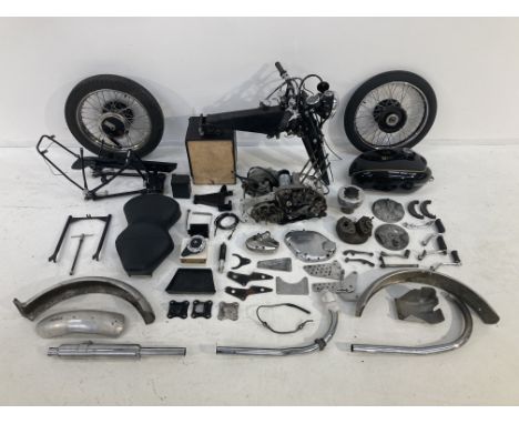 Property of a deceased's estate1950 Vincent 499cc Series-C Comet ProjectRegistration no. LYV 387Frame no. RC/1/7268 Rear fram