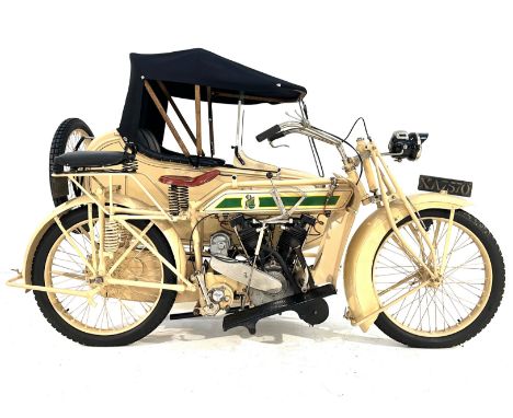 1921 Matchless 8hp Model H2 Motorcycle CombinationRegistration no. XA 7570Frame no. H1447 (see text)Engine no. 2C9 A 62937• R