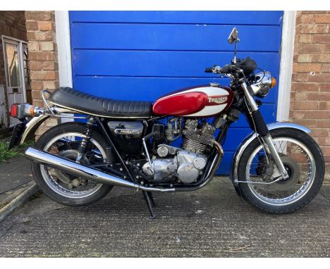1975 Triumph 985cc Trident T160 HydeRegistration no. MFM 477PFrame no. T160 EK04313Engine no. T160 EK04313Norman Hyde was inv