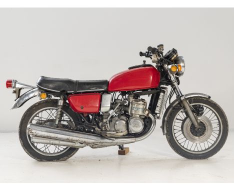 1977 Suzuki 739cc GT750 ProjectRegistration no. RMD 145RFrame no. GT750-70615Engine no. GT750-77498Launched at the Tokyo show
