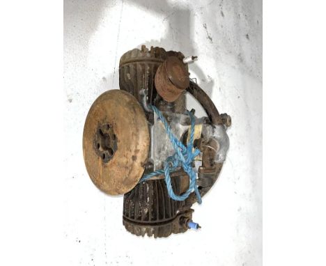 A believed c.1931 Douglas 350cc Enginenumbered EV1190, condition and completeness unknown, close inspection advised. Footnote