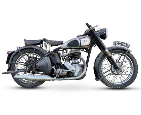 The Clive Wood MBE Collection1950 Norton 596cc Big FourRegistration no. BDC 942Frame no. E7 32921Engine no. E7 32921Norton re