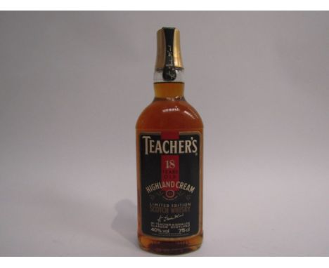Teachers 18 year Old Highland Cream Limited Edition Scotch Whisky, 75cl
