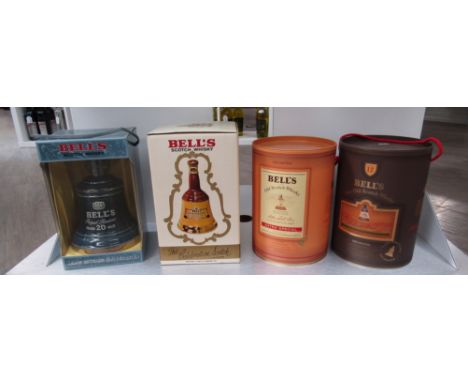 Bell's Scotch Whisky 20 year Old decanter, 12 year Old, Extra Special and Bells (4)