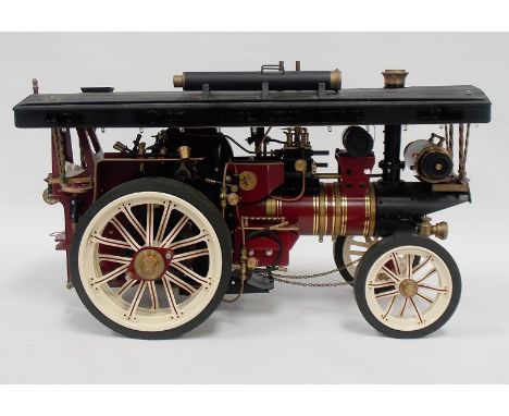 Markie rare demonstration model of a Burrell showman's scenic engine, coal fired also able to be run on an AC/DC adaptor, ser