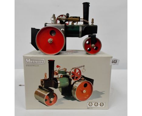 Mamod live steam roller FR1A, boxed.