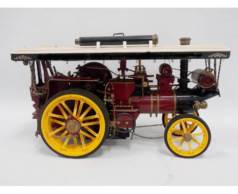 Markie 1/10 scale Burrell working coal fired model of a showman's scenic engine, serial no. ARJ1835, date of manufacture Dece