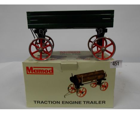 Mamod traction engine trailer, boxed.