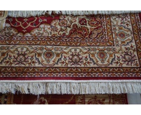 A good quality Keshan carpet approx 2.3 x 1.6 m.