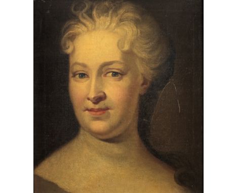 French School, circa 1800Portrait of a lady, traditionally identified as Elizabeth Charlotte, Countess Palatine, bust-length 