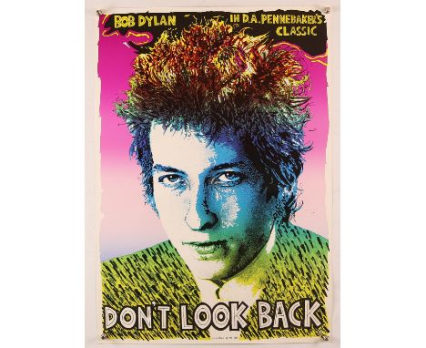 Bob Dylan 'Don't Look Back' X3 Posters, rolled, 18 x 25 inches. Condition Report:  Please note this is only one poster. The p