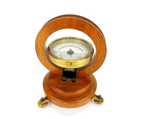 An interesting brass mounted tangent galvanometer by Phillip Harris &amp; Co, Birmingham, H. 23cm.