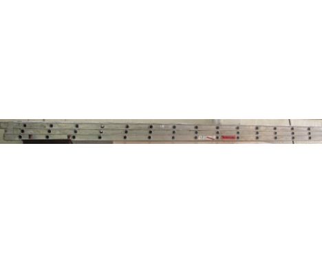 Three section aluminium 'Task Master' standard ladder.