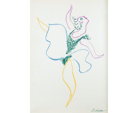 Pablo Picasso - Boris Kochno. Le Ballet. Avec la collaboration de Maria Luz. Lithographie originale de Picasso. Paris, Hachet