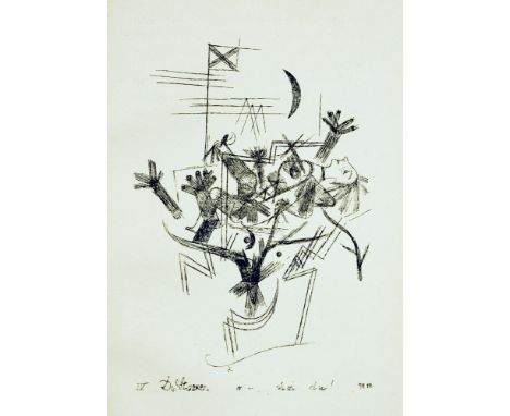 Paul Klee - Curt Corrinth. Potsdamer Platz oder Die Nächte des neuen Messias. Ekstatische Visionen. Mit 10 Lithographien von 