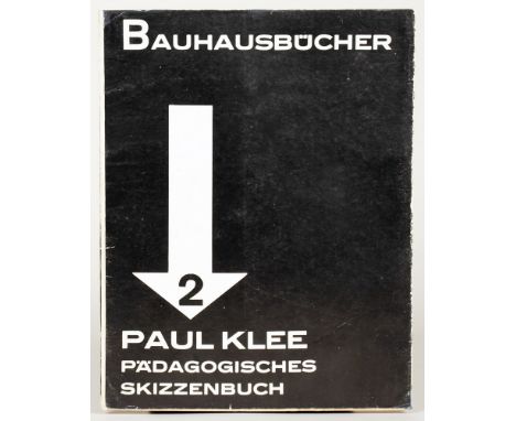 Bauhaus - Paul Klee. Pädagogisches Skizzenbuch. Zweite Auflage. Schriftleitung Walter Gropius, L. Moholy-Nagy. München, Alber