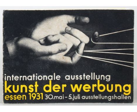 Max Burchartz - Internationale ausstellung ›kunst der werbung‹ essen 1931. 30. mai - 5. juli ausstellungshallen. Essen 1931. 