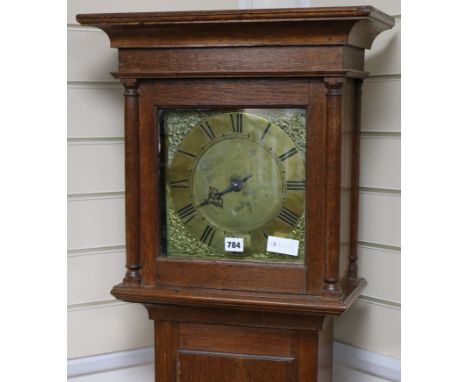 A George III Richard Steadman of Godalming longcase clock H.193cm