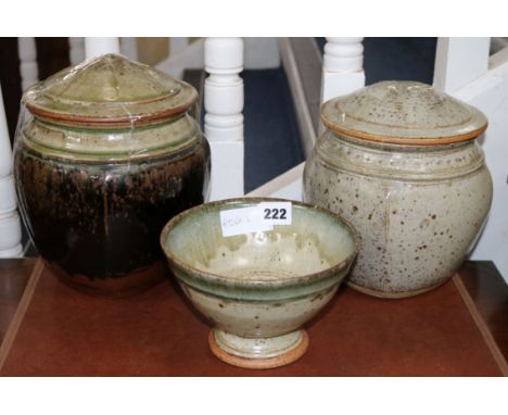A collection of Richard Batterham studio pots
