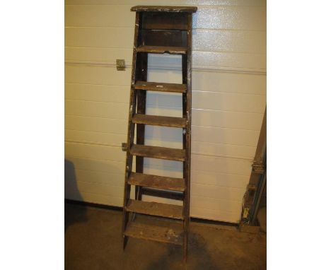 Vintage Wooden Step Ladder