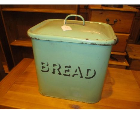 Enamel Bread Bin