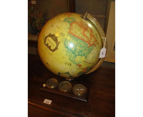 Illuminated World Globe