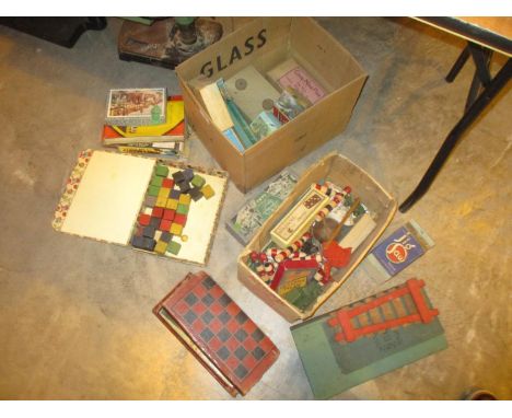 Two Boxes of Vintage Toys