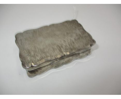 Silver Snuff Box, Chester 1900, 88g