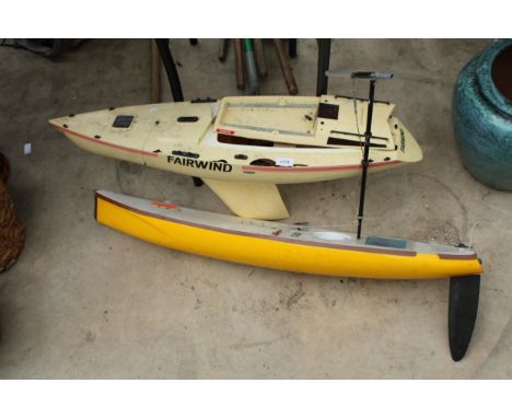 TO MODEL BOATS TO INCLUDE A FAIRWIND 