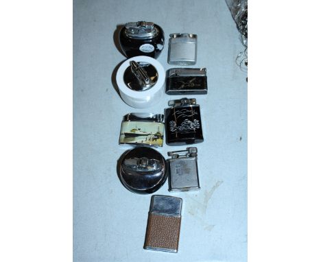 NINE VINTAGE LIGHTERS 