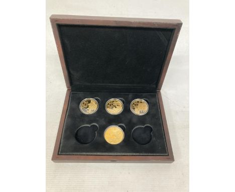 A PART COLLECTION OF COMMEMORATIVE COINS TO CELEBRATE THE CENTENARY OF THE FIRST WORLD WAR IN PRESENTATION BOX 